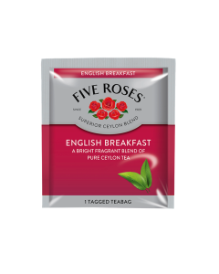 Five Roses English Breakfast Tea Envelopes (200 x 2.5g)