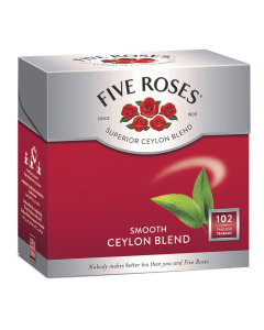 Five Roses Ceylon Blend Tagless Teabags (6 x 100 x 2.5g)
