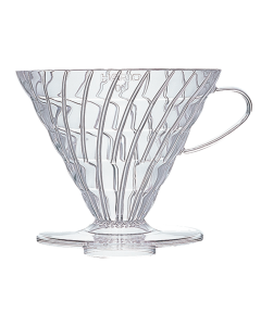 Hario V60 Three Cup Coffee Dripper Clear