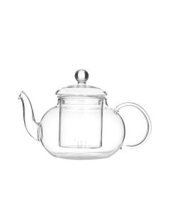F/Roses Infusion Glass Tea Pot 600ml 1X1
