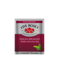 Five Roses English Breakfast Tea Envelopes (200 x 2.5g)