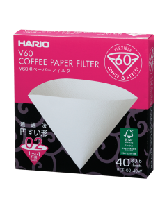 Hario 2 Cup Filter Paper White (1x40)