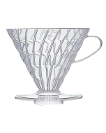 Hario V60 Three Cup Coffee Dripper Clear